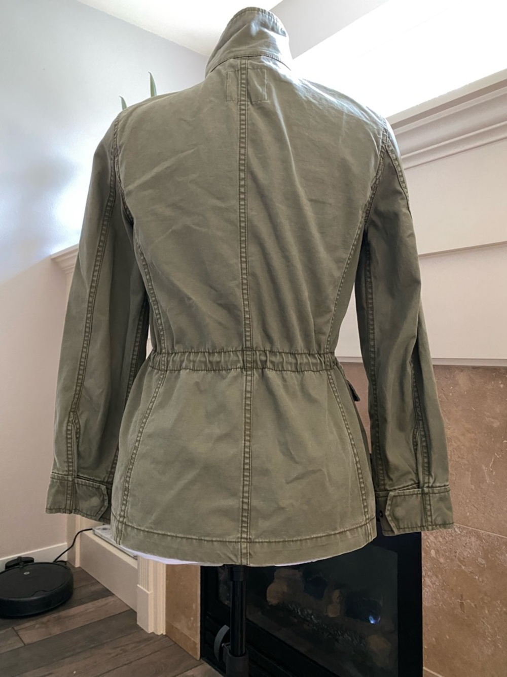NWOT Women’s Surplus Field Utility Jacket - Olive Green - Picture 5 of 7